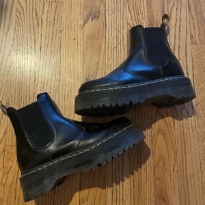 Dr. Martens platform chelsea boots